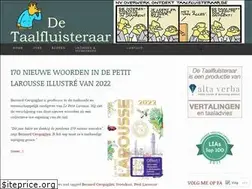 Sites similar to taalfluisteraar.be