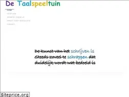 Sites similar to taalspeeltuin.nl
