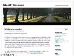 Sites similar to taban2010besplatan.wordpress.com
