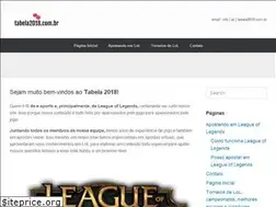 Sites similar to tabela2018.com.br