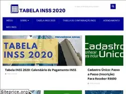 Sites similar to tabelainss2020.com.br