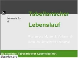 Sites similar to tabellarischer-lebenslauf.net