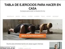 Sites similar to tabladeejerciciosparahacerencasa.com