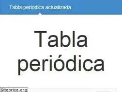 Sites similar to tablaperiodica.info