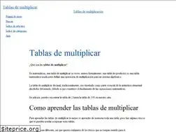 Sites similar to tablasdemultiplicar.org