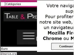 Sites similar to table-et-prestige.com