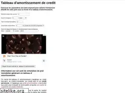 Sites similar to tableau-amortissement.org
