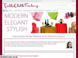 Sites similar to tableclothfactory.com