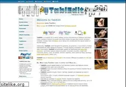 Sites similar to tabledit.com