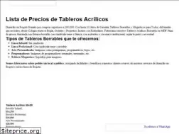 Sites similar to tablerosacrilicos.com