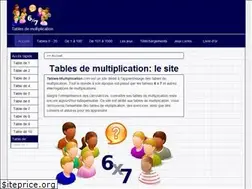 Sites similar to tables-multiplication.com