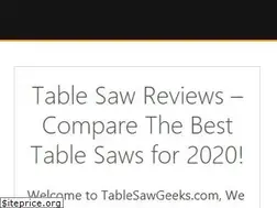 Sites similar to tablesawgeeks.com