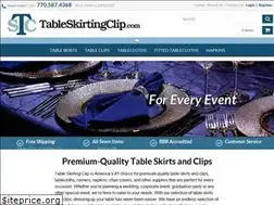 Sites similar to tableskirtingclip.com