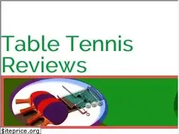 Sites similar to tabletennisreviews.com