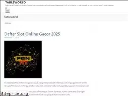 Sites similar to tableworld.net