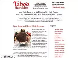 Sites similar to taboohairsalon.co.nz