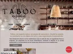 Sites similar to taboorestaurant.com.mx