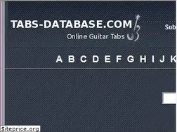 Sites similar to tabs-database.com
