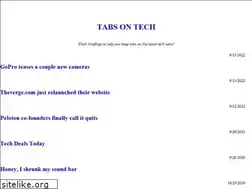 Sites similar to tabsontech.com