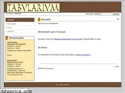 Sites similar to tabularium.be