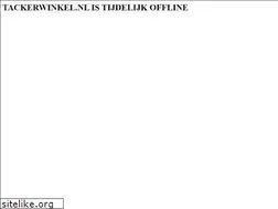Sites similar to tackerwinkel.nl