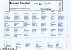 Sites similar to tacomabaseball.com