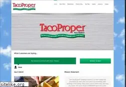 Sites similar to tacoproper.com