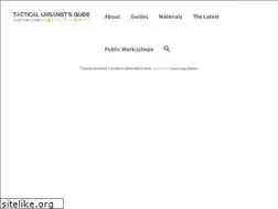 Sites similar to tacticalurbanismguide.com