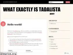 Sites similar to tadalista994.wordpress.com