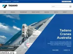 Sites similar to tadano.com.au