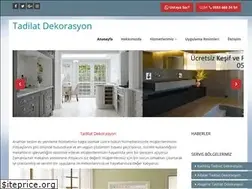 Sites similar to tadilatdekorasyoncu.com