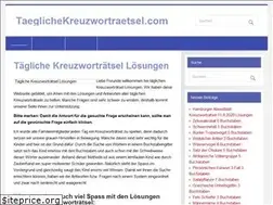 Sites similar to taeglichekreuzwortraetsel.com