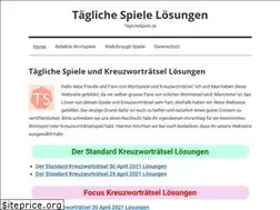 Sites similar to taeglichespiele.de