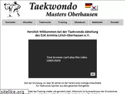 Sites similar to taekwondo-masters-oberhausen.de