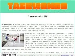 Sites similar to taekwondos.uk