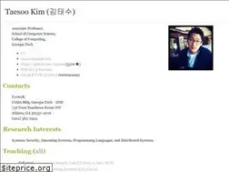 Sites similar to taesoo.kim