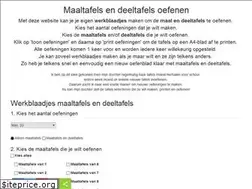 Sites similar to tafels-oefenen.be