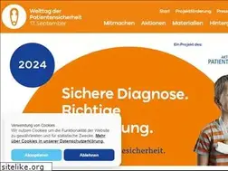 Sites similar to tag-der-patientensicherheit.de