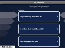 Sites similar to tagesgeldfestgeld.com