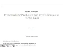 Sites similar to tagesklinik-friesenplatz.de
