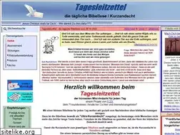 Sites similar to tagesleitzettel.de