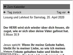 Sites similar to tageslosung.de