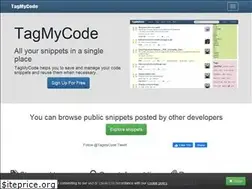 Sites similar to tagmycode.com