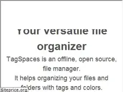 Sites similar to tagspaces.com