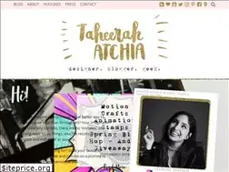 Sites similar to taheerah-atchia.com