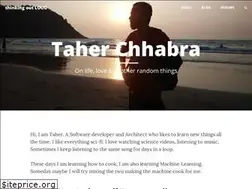 Sites similar to taherchhabra.github.io