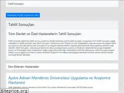 Sites similar to tahlilsonuc.com