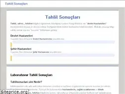 Sites similar to tahlilsonuclari.site