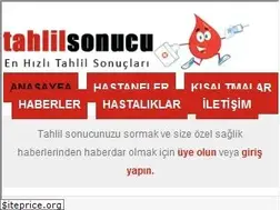 Sites similar to tahlilsonucu.com