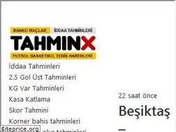 Sites similar to tahminx.com